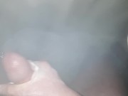 Winter Public Hot Spring Outdoor Shower Huge Cum