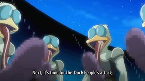 Armored Knight Iris 3 - Busty Blonde Warrior Gets Gangbanged By Duck Aliens With Boners