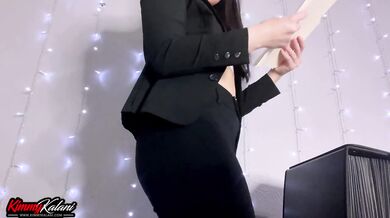 Tough Lawyer Babe Handles your Cock -ASMR POV BJ