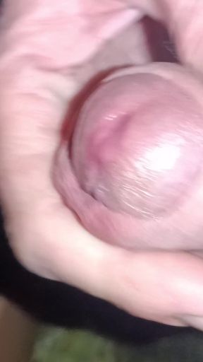 Night Time Outdoor Onesie Wank, Close up Edging and Cumming - Rockard Daddy