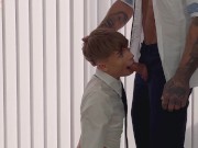 Smooth College Twink gets Creampied by his Fit Teacher