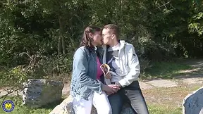Hairy Lady Doing Her Toyboy