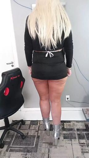My Sexy Ass Wearing Miniskirt