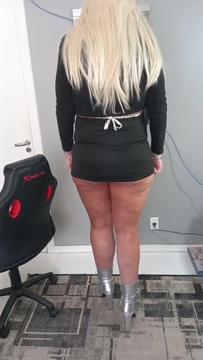 My Sexy Ass Wearing Miniskirt