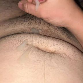 Jerking off before going to bed