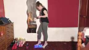Sophie Stomping A Led Picture