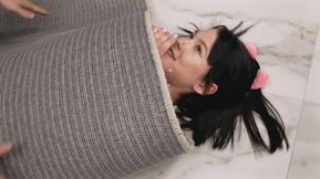 A MONSTROUS dick destroys the ass of small, fragile Aarol Renti