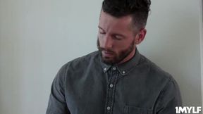 Lucky man thrusting in the kitchen while making her cum multiple times.