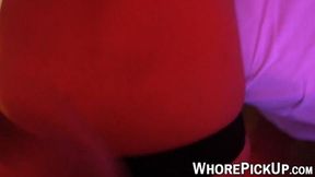 Whore accepts big cock in POV blowjob and rough anal