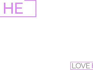 Playing with Her Large Naturals