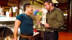 Dante Colle Pounds Jkab Ethan Dale Hard in the Kitchen
