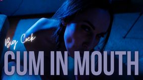 Brunette Sucks Huge Cock and Cum Swallow with Pleasure - Lilu Moon