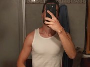 so horny with my wool tank