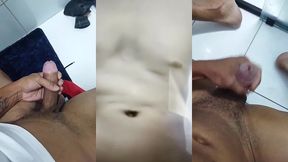 alex se masturbando no banho