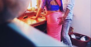 Kitchen Surprise for Hot Bhabi.
