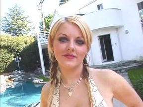 Blonde Whore Rides BBC Like a Pro