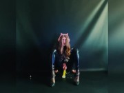 Mira loves latex and a good workout for her asshole