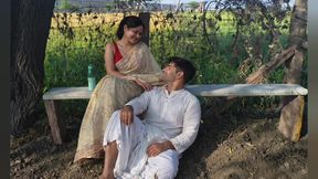 Step Dad Sex creampy outdoor farming with beautiful Guy