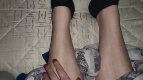 Crossdresser Twink Has Fetish to Massage His Daddy's Feet