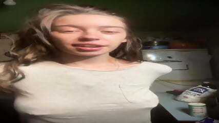 Beautiful Girl Flashing Tits