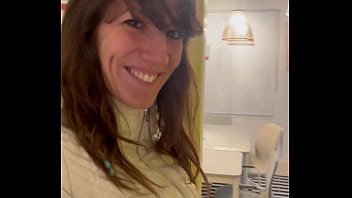 Lety Howl is looking for a stranger in a famous furniture store to go fuck him in the public toilet.