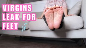 Foot Humiliation JOI - Virgins Leak For Feet - Goddess Lila