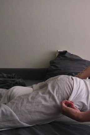 Morning Routine. Step Daddy Imagines Fucking Hard and Cumming Deep in Step Daughter Tight Wet Pussy