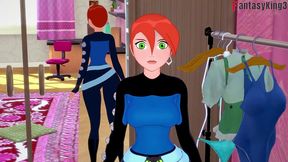 gwen tennyson (grown) fucking in front of the mirror - full - ben 10 - thanks