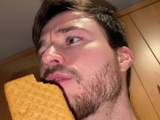 Macrophilia vore ginger bread House