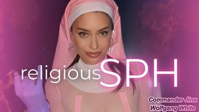 HOT nun humiliates priest with SPH (POV)