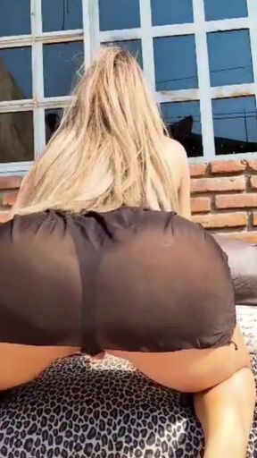 Do You Want to See How I Put on This Lingerie and Did Some Fun Outdoors so They Could Masturbate with My Body?