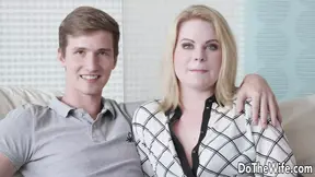 Adry Berty's pretty wife lets cuckold watch her get fucked