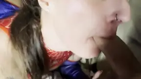 Dominant woman gives POV blowjobs and seeds in her nocilla