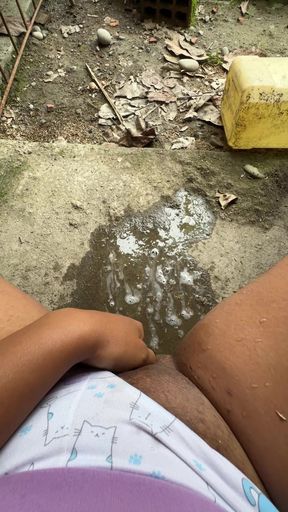 The farm workers like to watch me masturbate