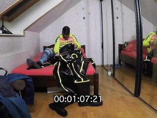 How lengthy it need for slide on in inflatable MD-Latex Cyborg Dress
