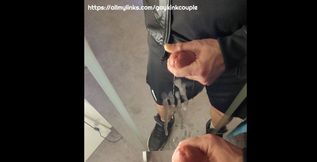 Mirror cumhot in adidas outfit