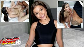 GERMAN SCOUT - Small Tits Petite Latina Girl Sofia Smith Pick Up for Casting Fuck by Stranger