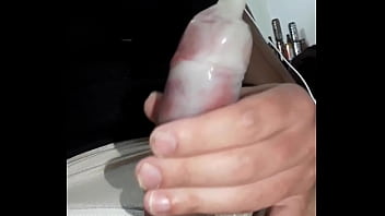 Huge load in rubber condom