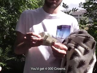 BIGSTR - Lascivious Stranger Lures A Greedy Man With Money And Bangs Him Hard After A Bush Hookup