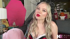 controlled by & covered in glossy red lips pov
