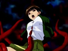 Teen anime sex slaves wrapped and fucked by tentacles