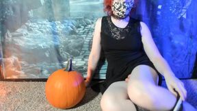 Trans girl fucks a pumpkin ruined my halloween kink