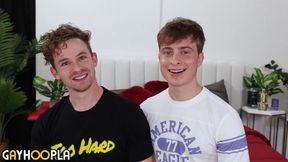 Fun little gay interview ith Kane Hardy and Lucas Walker