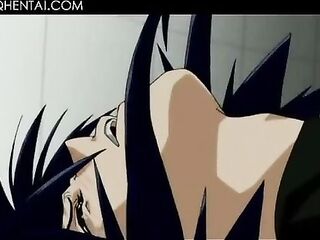 Hentai busty sex prisoner wrapped and fucked by large tentacles