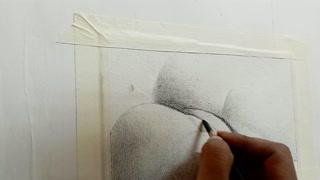 Erotic Art Of PAWG Sexy Latina Showing Round Ass &amp; Tight Clean Shaved Pussy Unintentional ASMR