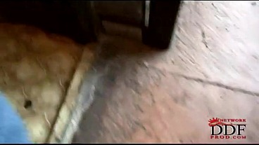 Hot babe sucking cock in POV