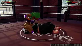 Jennifer Walters VS BOLDA the BEAST (Naked Fighter 3D)