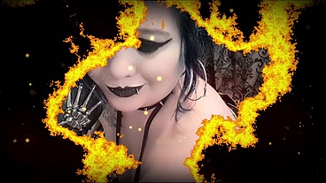 JOI Denial - Sex Demon Needs Your Seed -Kyra Hellfire seduce tease control