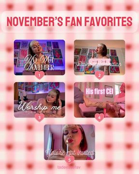 November best seller pack