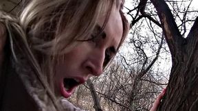A hot babe cheat and swallow a cumshot in POV action